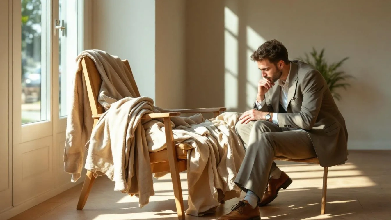 Das Psychologie-Phänomen auf dem Stuhl: Warum sich Kleidung dort wirklich stapelt