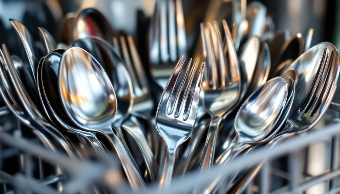 entdecken sie den alufolien-hack für die spülmaschine: so wird ihr besteck im märz ohne aufwändiges polieren wieder strahlend sauber und wie neu.