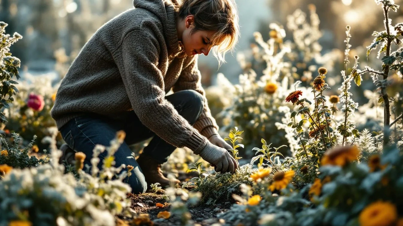 Ich habe dasselbe vor dem Frost in die Erde gegeben, mein Garten hat sich komplett verändert