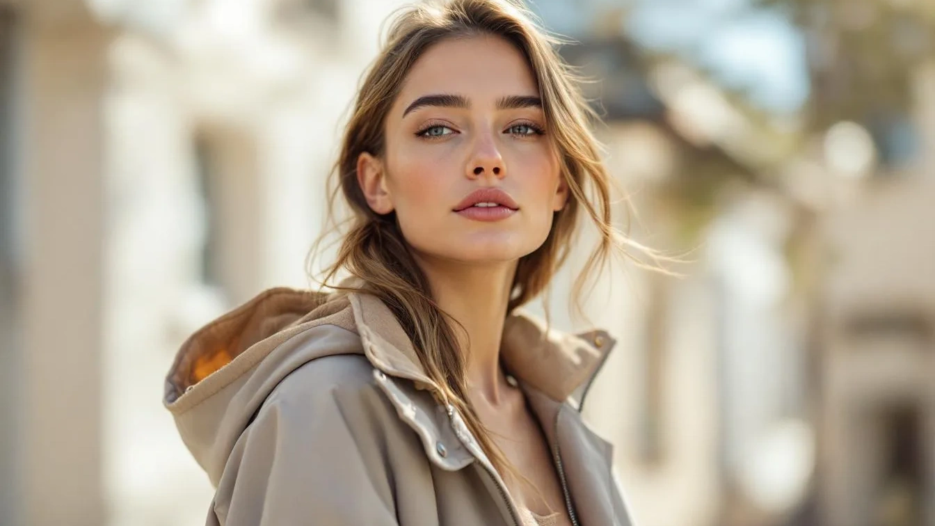 Ich trug diese leichte Frühlingsjacke und sie passt wirklich zu jedem Outfit