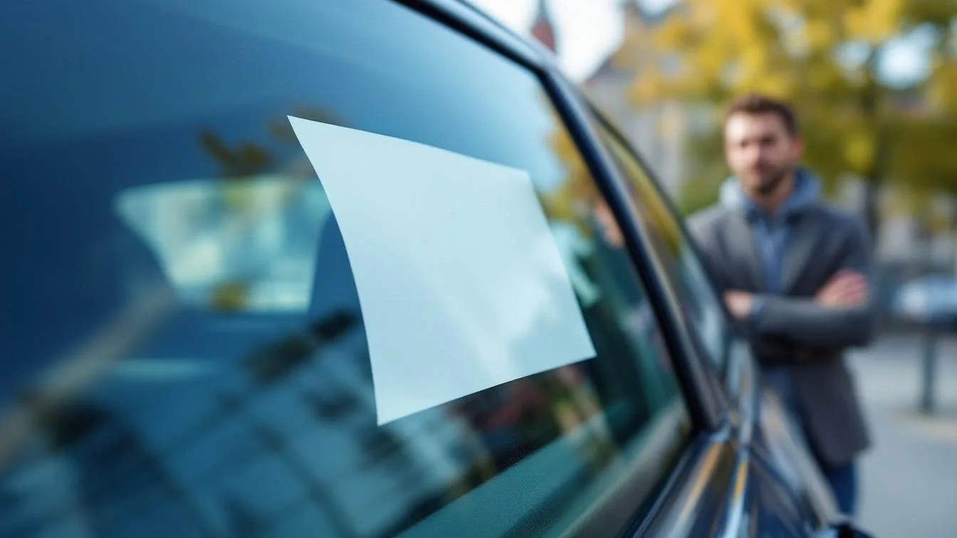 Teures Bußgeld droht: Warum dieses unscheinbare Schild im Autofenster richtig Geld kosten kann