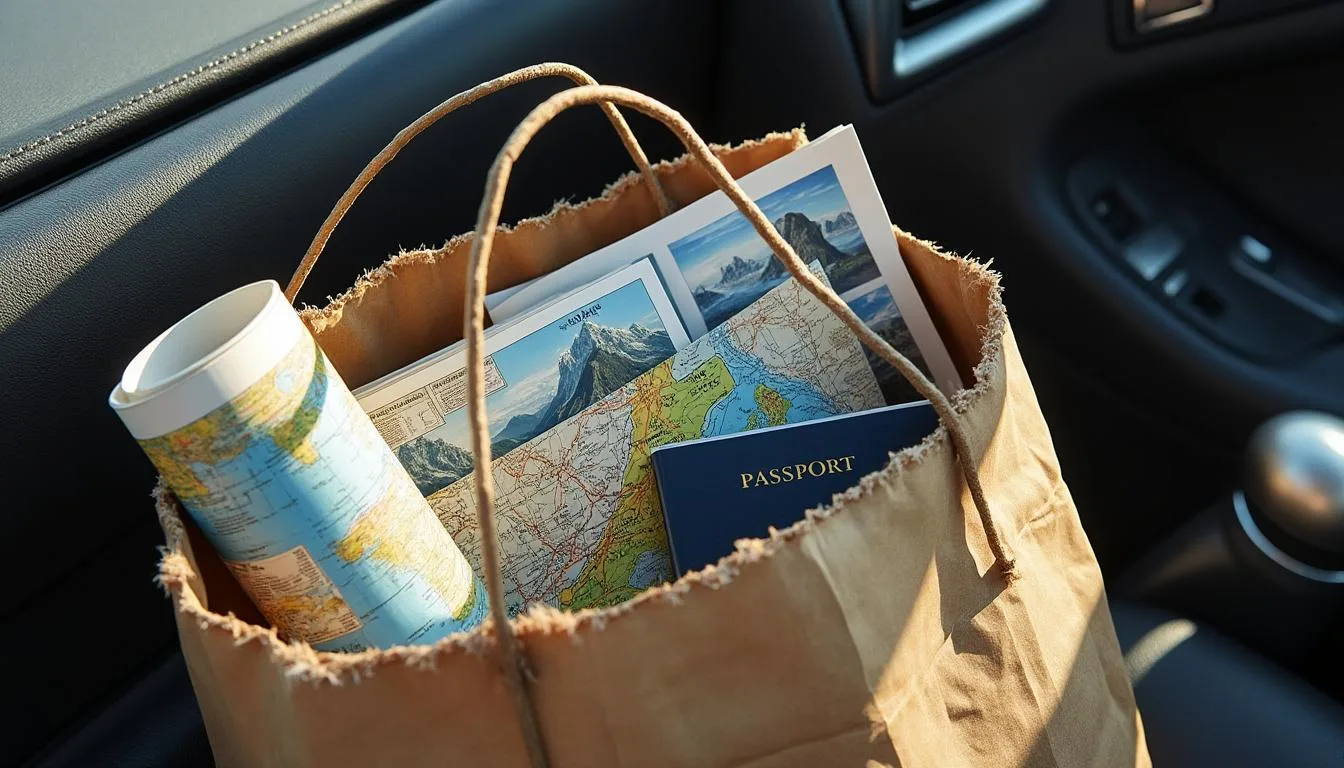 entdecken sie, warum auf roadtrips weder navi noch handy ausreichen und eine einfache papiertüte im handschuhfach unverzichtbar ist. praktische tipps für eine entspannte fahrt.